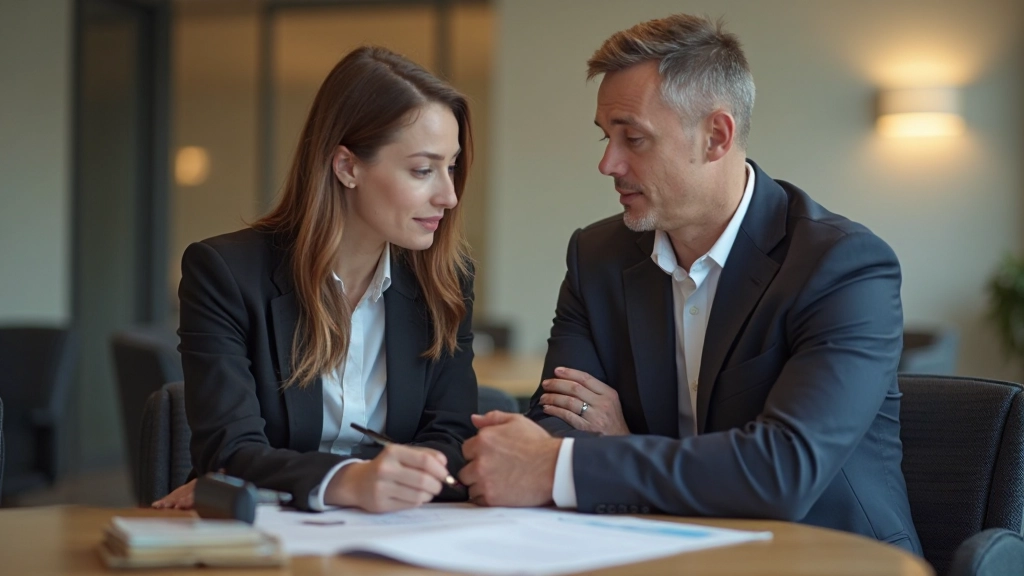Профессиональное фото проведения переговоров между маркетологом и влиятельным лицом