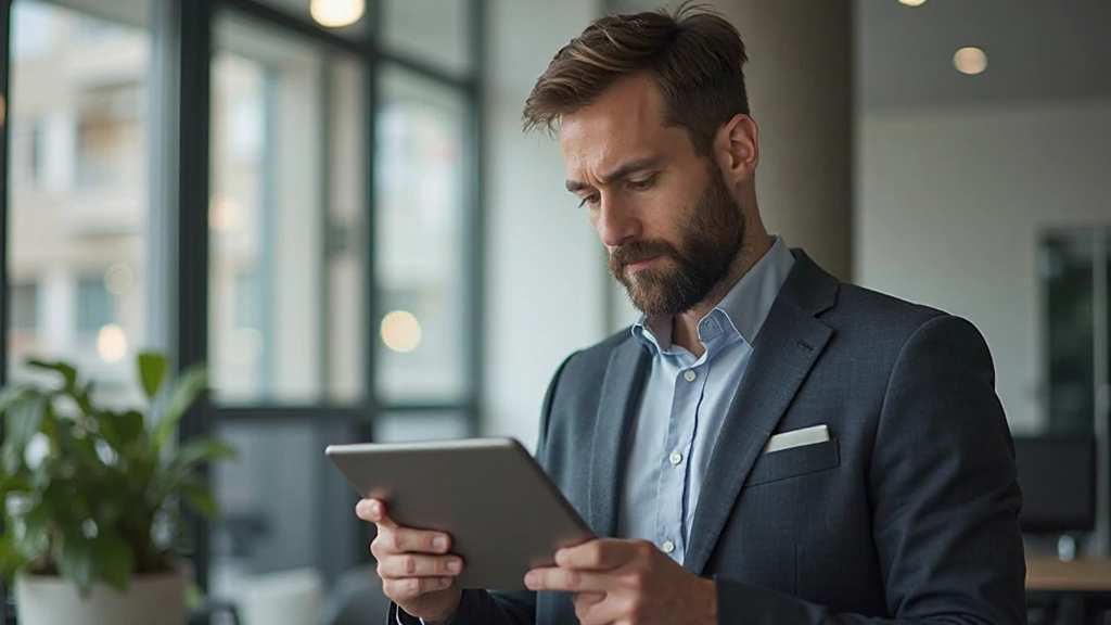 Профессиональное фото специалиста по маркетингу, анализирующего целевую аудиторию